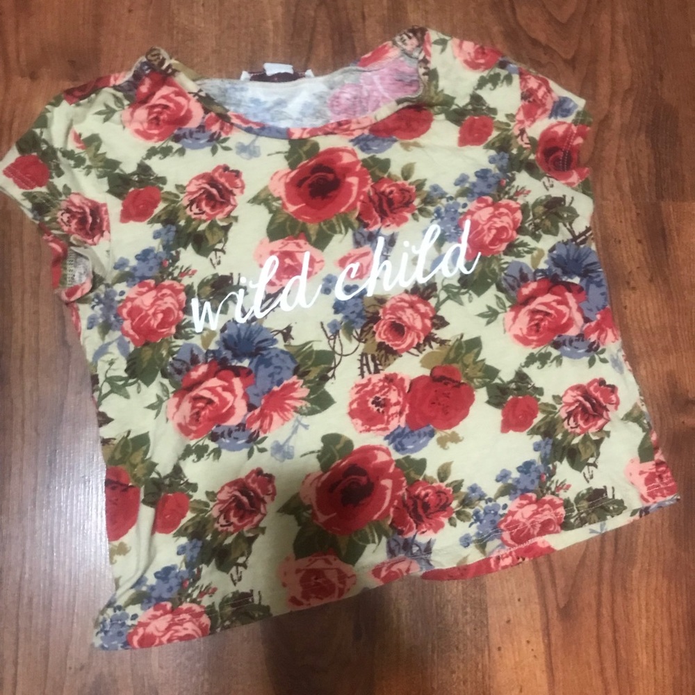 Floral crop top